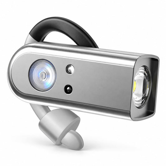 Linterna LED de Oreja con Sensor para Dentistas — Manos Libres y USB-C
